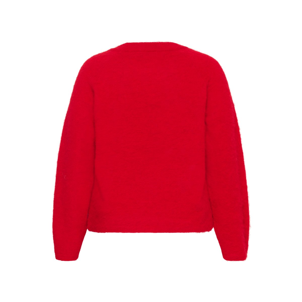 Pullover tricoté rouge crimson melange, KAFFE CURVE