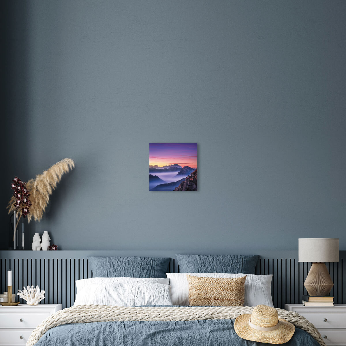 Tableau Mural Paysage Et Brume GRANDS ESPACES tableau en verre, CEANOTHE