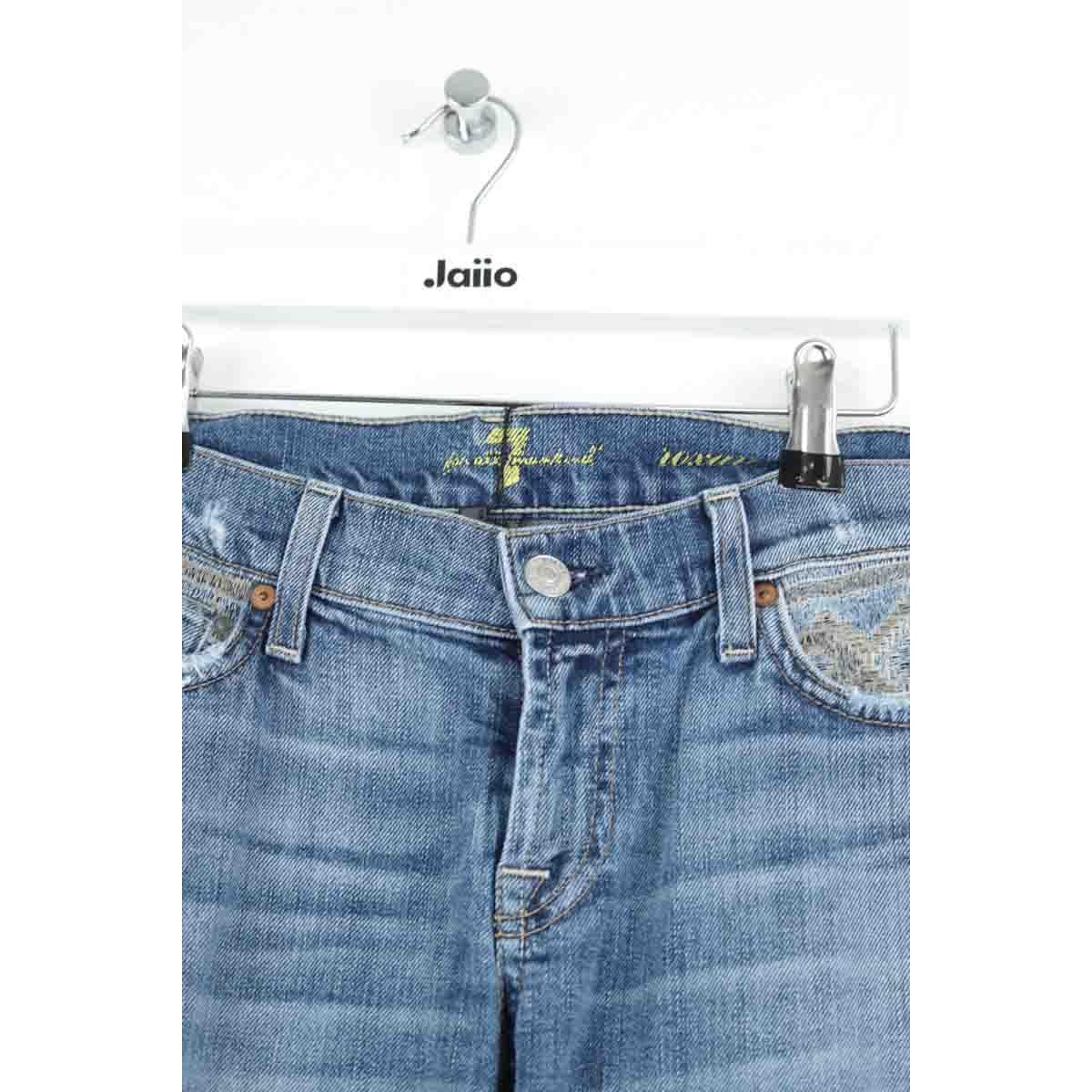 Jean slim - Très Bon État bleu, 7 FOR ALL MANKIND