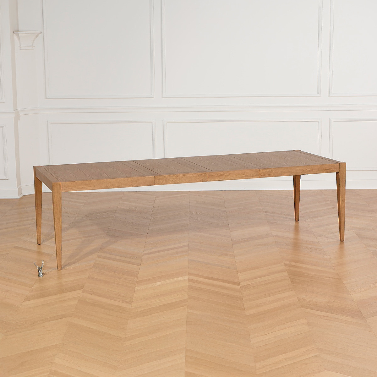 Table à manger 12 couverts en chêne, 280 x 100 cm MONTANA marron, ROBIN DES BOIS
