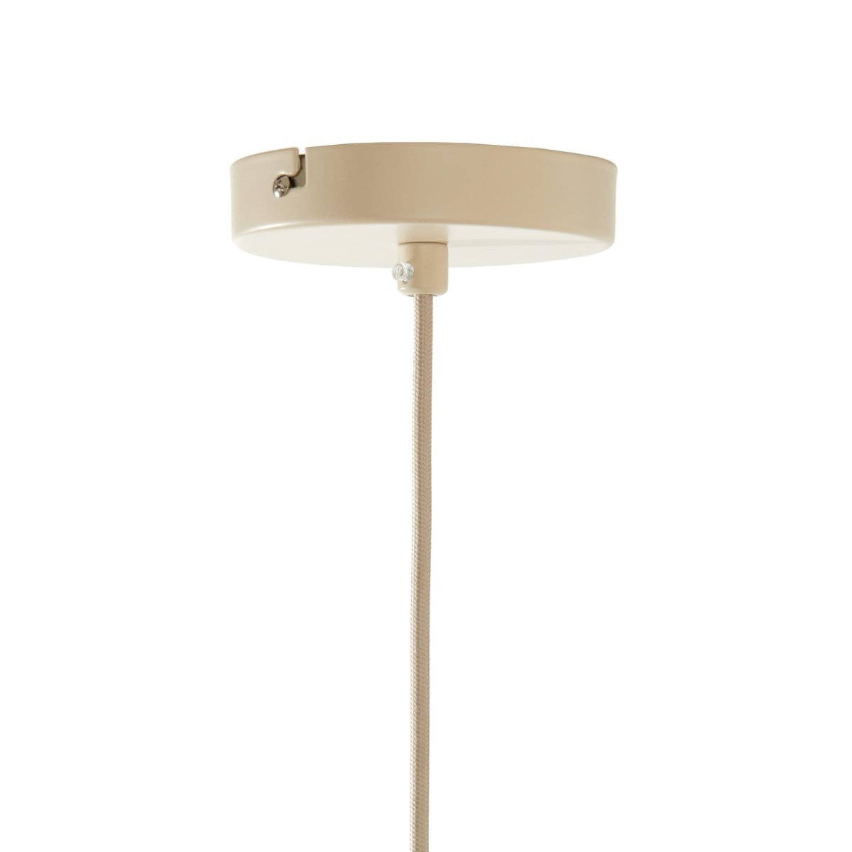 Lampe Suspendue Textiles ELATI sable, LIGHT & LIVING 