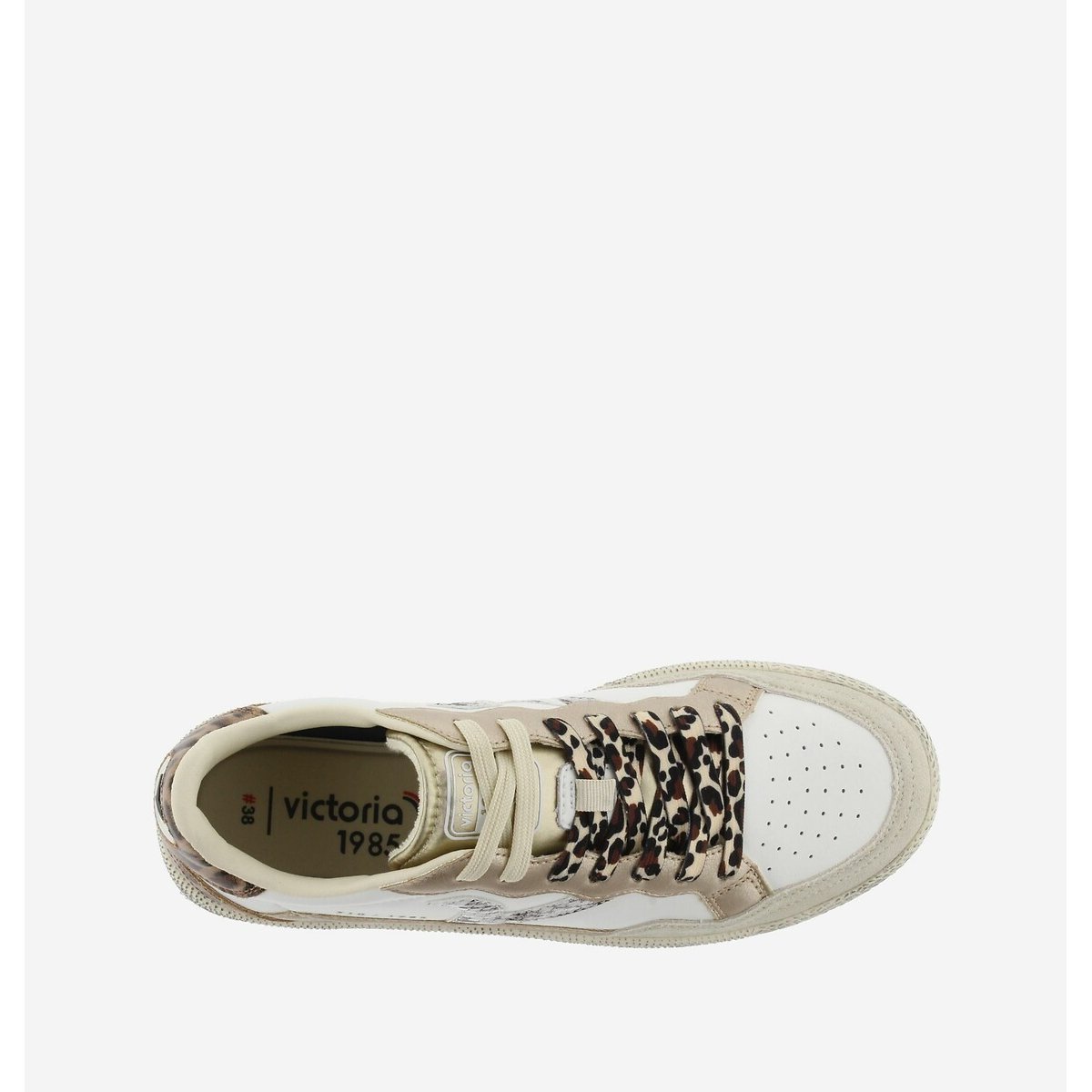 Baskets Smash blanc/beige, VICTORIA