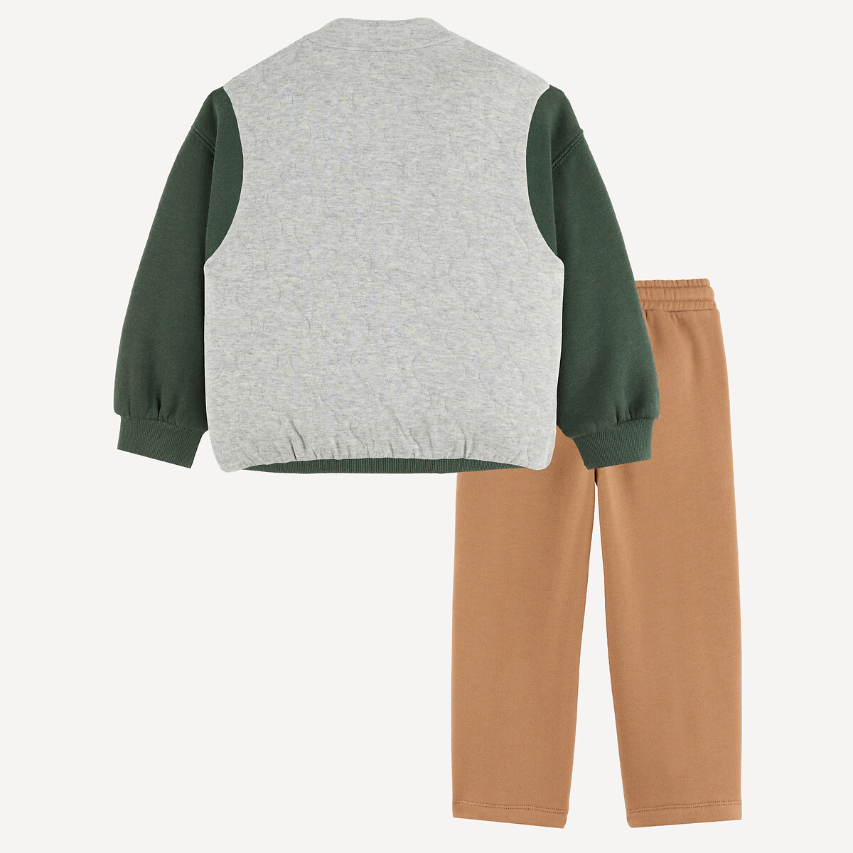 Ensemble 3 pièces, veste sans manches, sweat et pantalon multicolore, LA REDOUTE COLLECTIONS