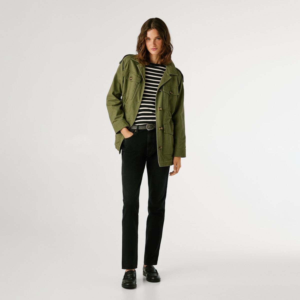 Jean Coupe Slim, Taille Haute - Betty faded deep black, PEPE JEANS