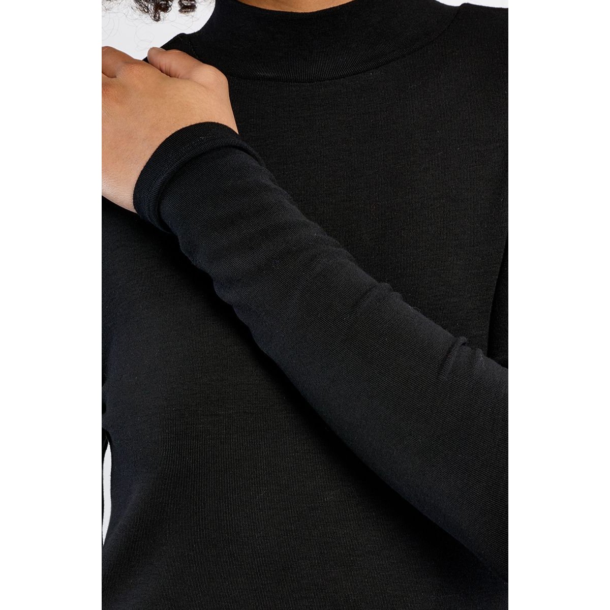 Sous-pull col montant noir, LILI SIDONIO