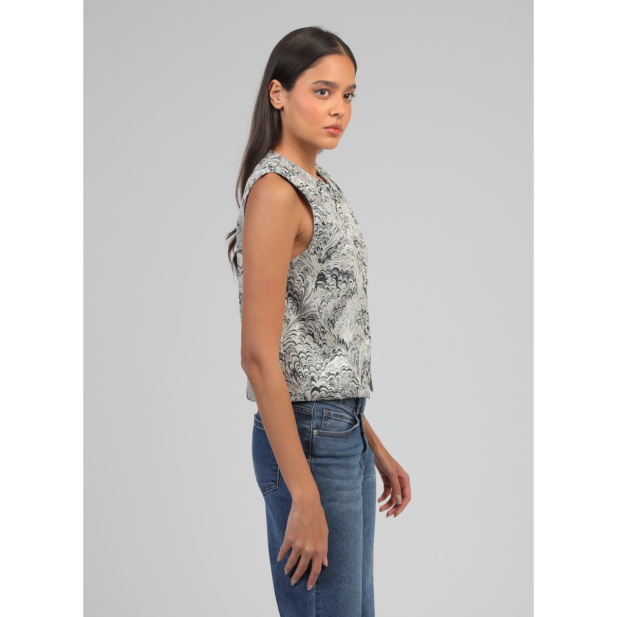 Veste Sans Manches HULYSSA silver, AN'GE