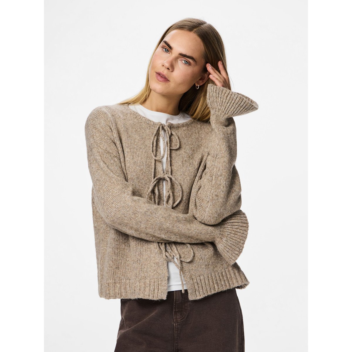 Cardigan En Maille morel, PIECES