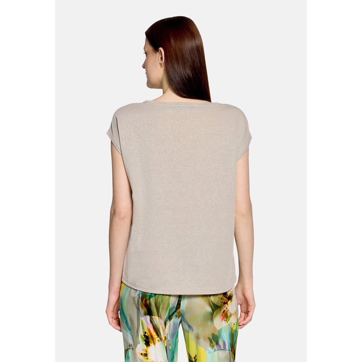 T-shirt façon blouse à impression mint/nature, BETTY BARCLAY