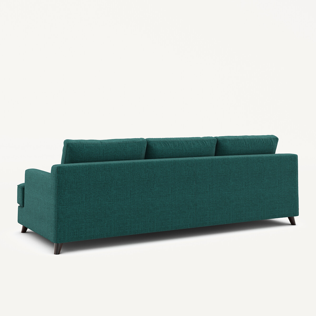 3- oder 4-Sitzer-Sofa aus meliertem Stoff, ALWINE dunkelgrün, AM.PM