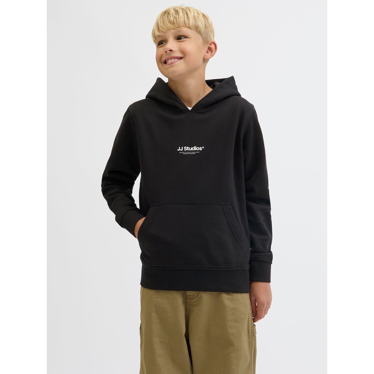 Sweat À Capuche black 1, JACK & JONES JUNIOR
