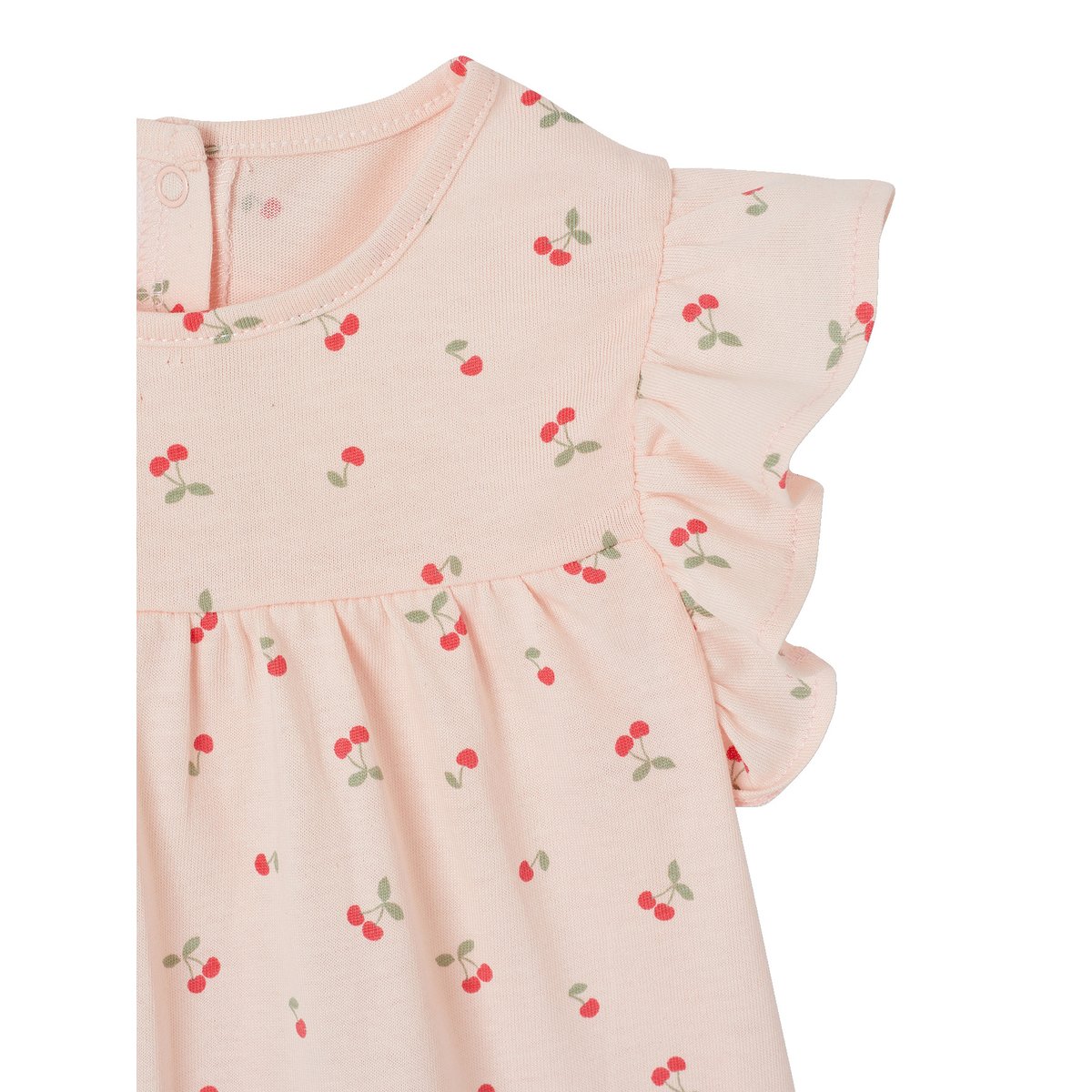 Robe bébé en jersey BASICS rose, VERTBAUDET