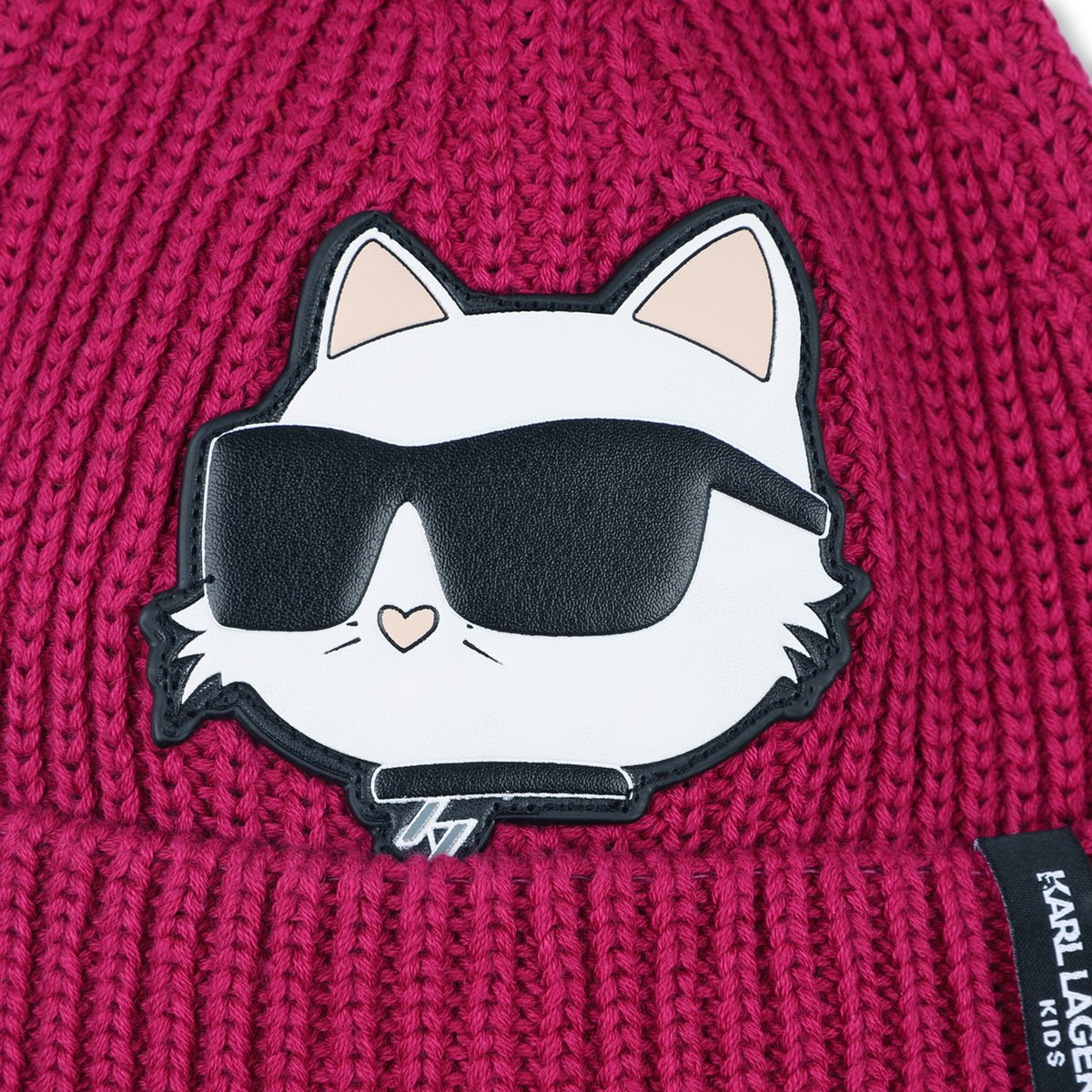 Chapeau d’ensemble + chauffe-manche azalee, KARL LAGERFELD KIDS