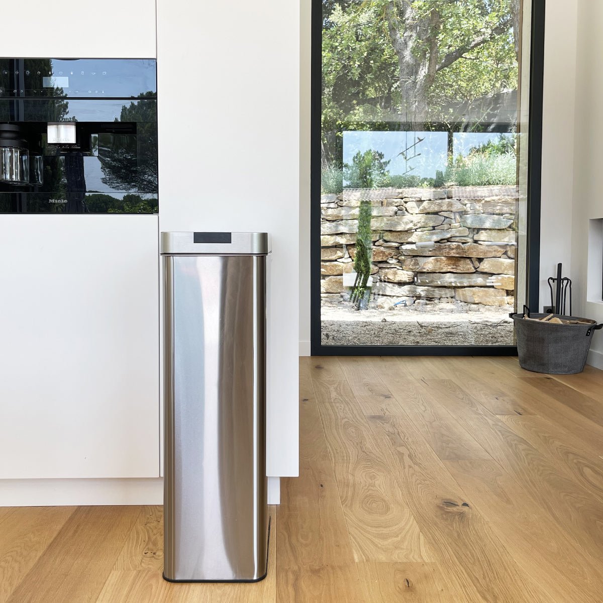 Poubelle de cuisine automatique SILVERLAKE 90L argent, KITCHEN MOVE