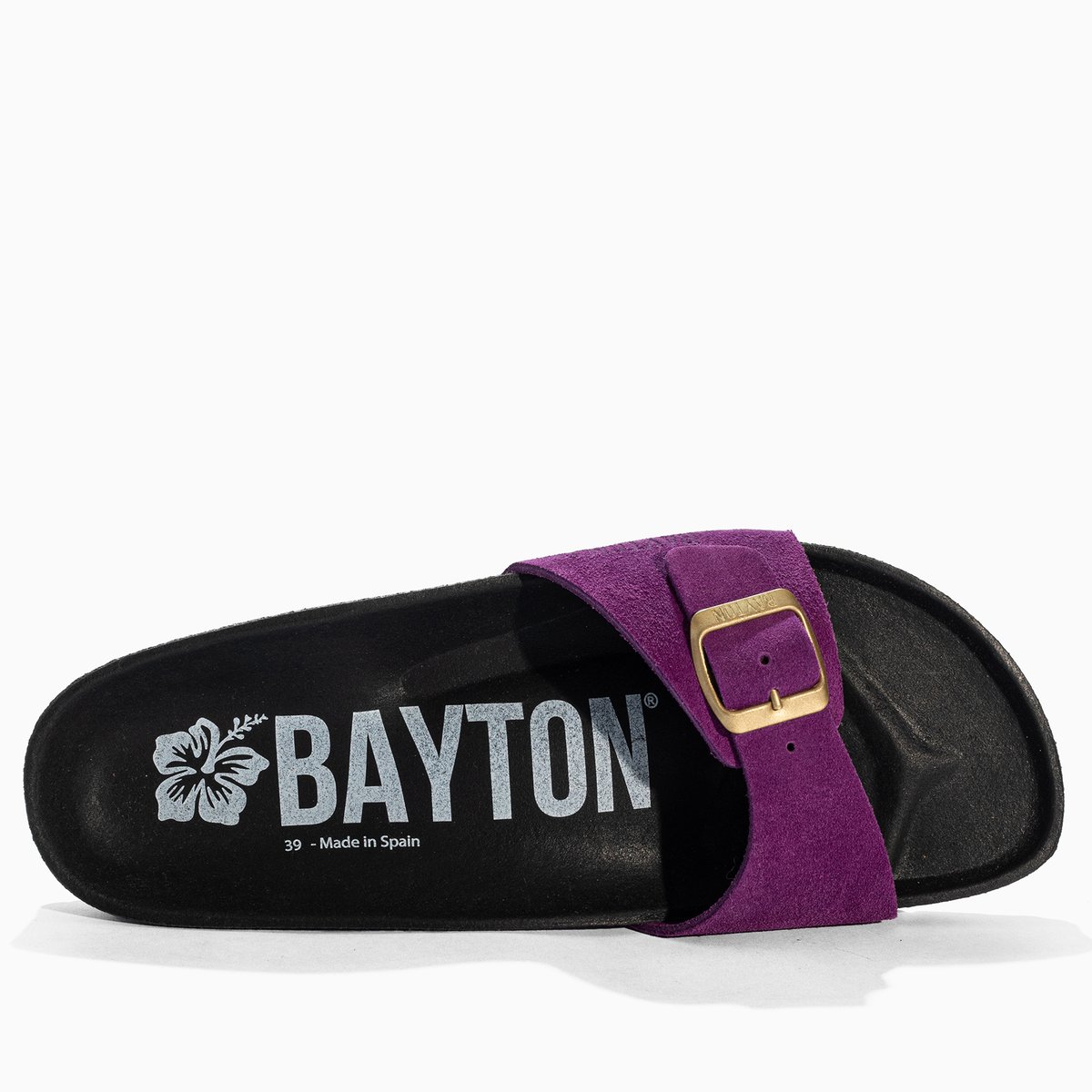 Sandales en cuir suédé ZEPHYR purple, BAYTON