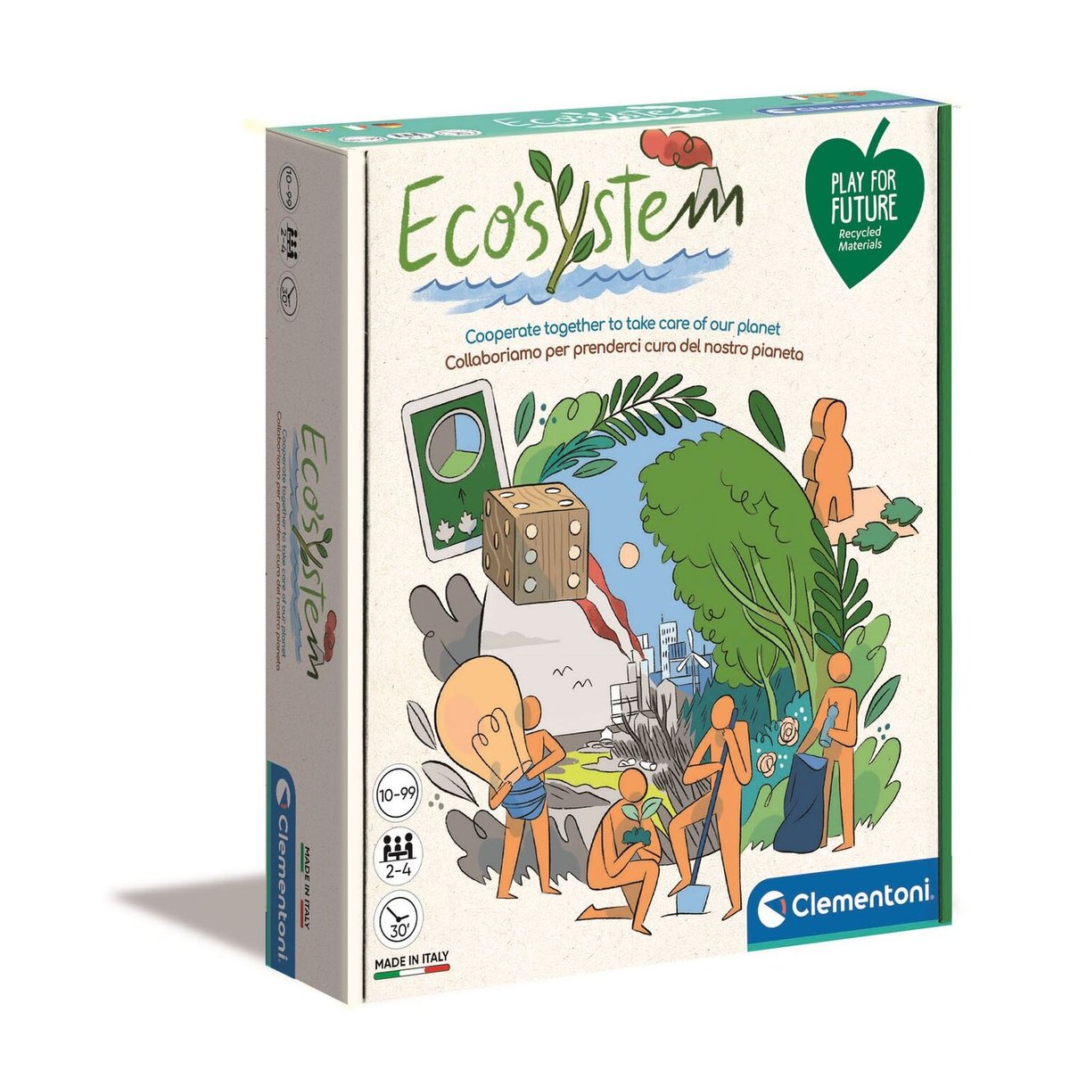 L'écosystème - 100% recyclé couleur unique, CLEMENTONI