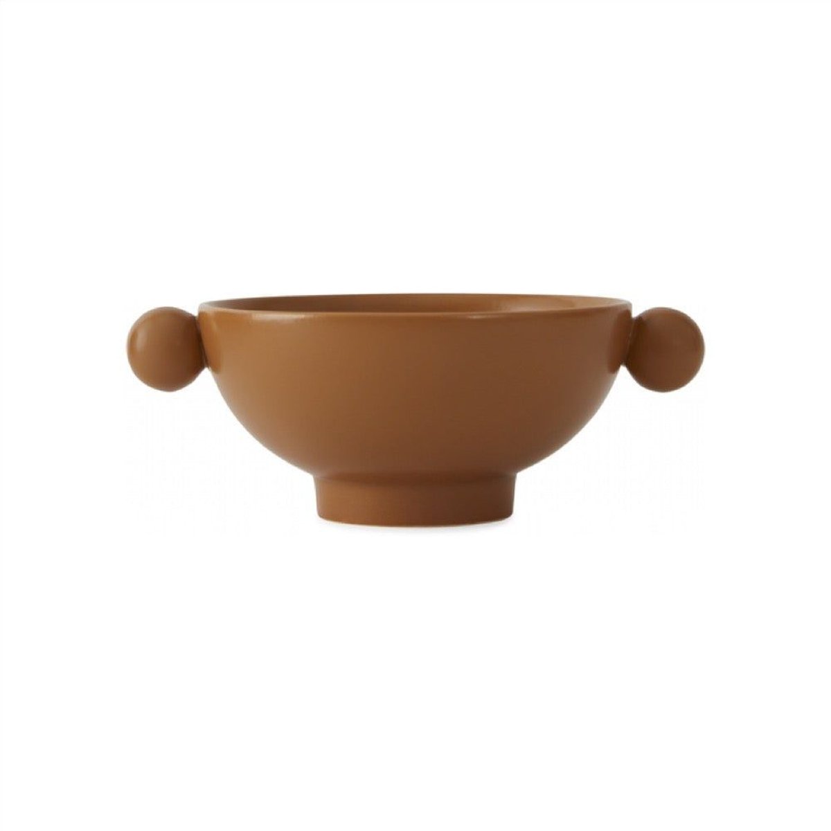 Bol en céramique à relief LIVING marron, OYOY LIVING DESIGN