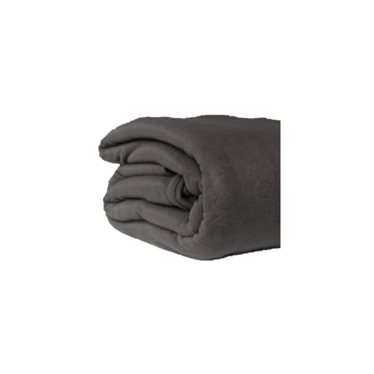 Couverture 220x240 matière polaire gris foncé, DECORATIE