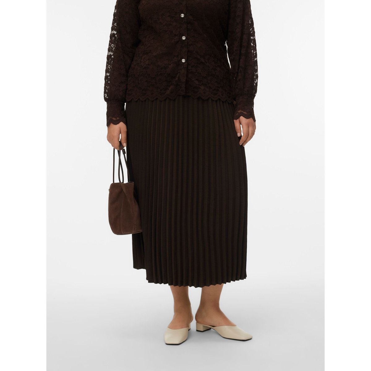 Jupe marron - chocolate torte, VERO MODA
