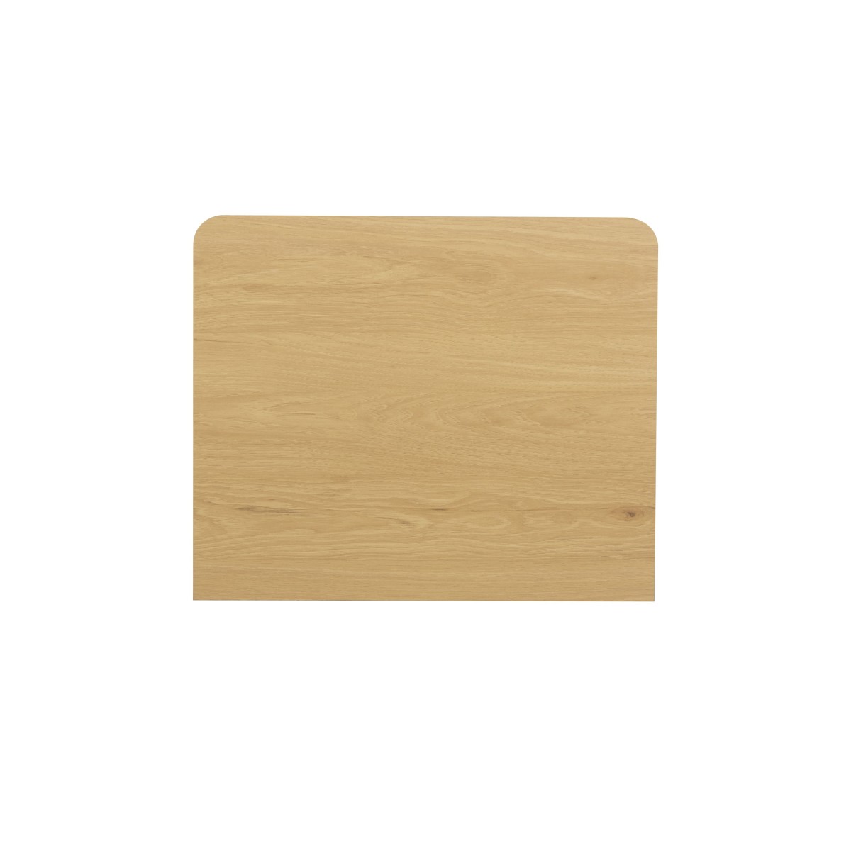 Chevet 1 porte formes arrondies - OCTAVE bois clair, CALICOSY