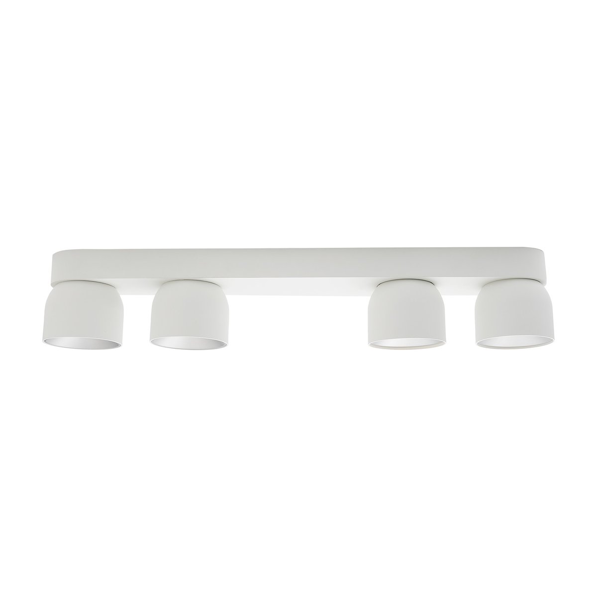 Plafonnier 4-spots éclairage directionnel en métal, PITCHER blanc, NORDLUX