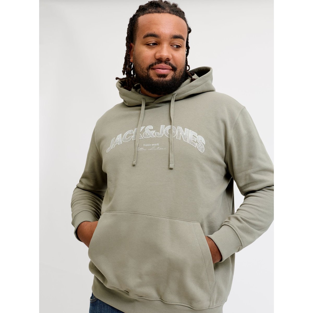 Sweat À Capuche vetiver, JACK & JONES