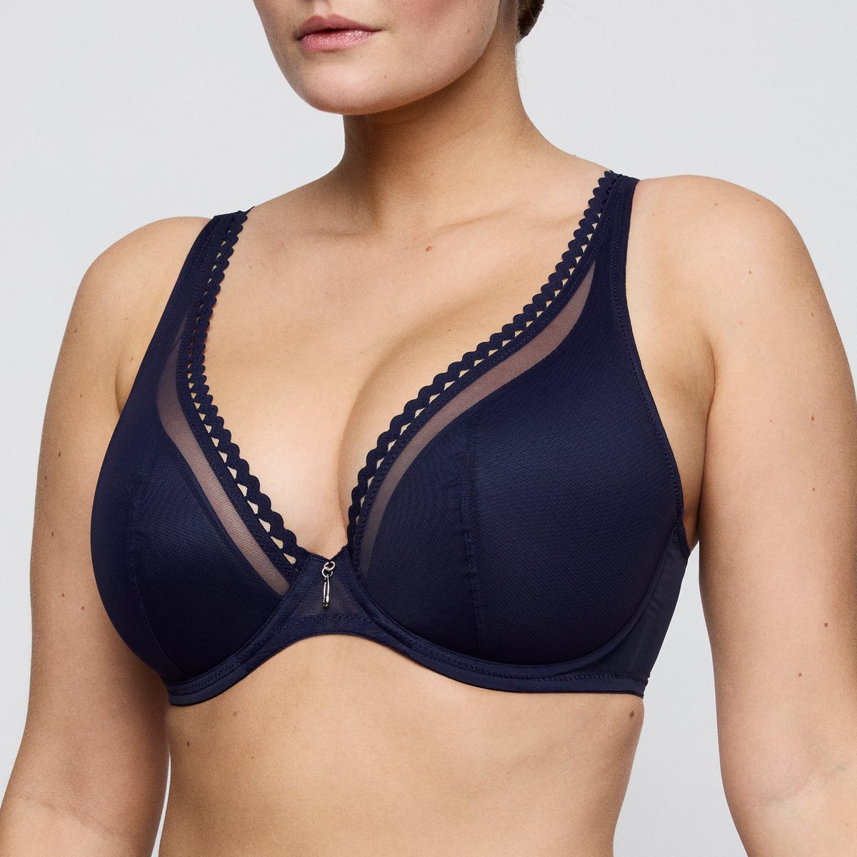 Soutien gorge demi-mousse plongeant WOWGIRL bleu - evening blue, PRIMADONNA