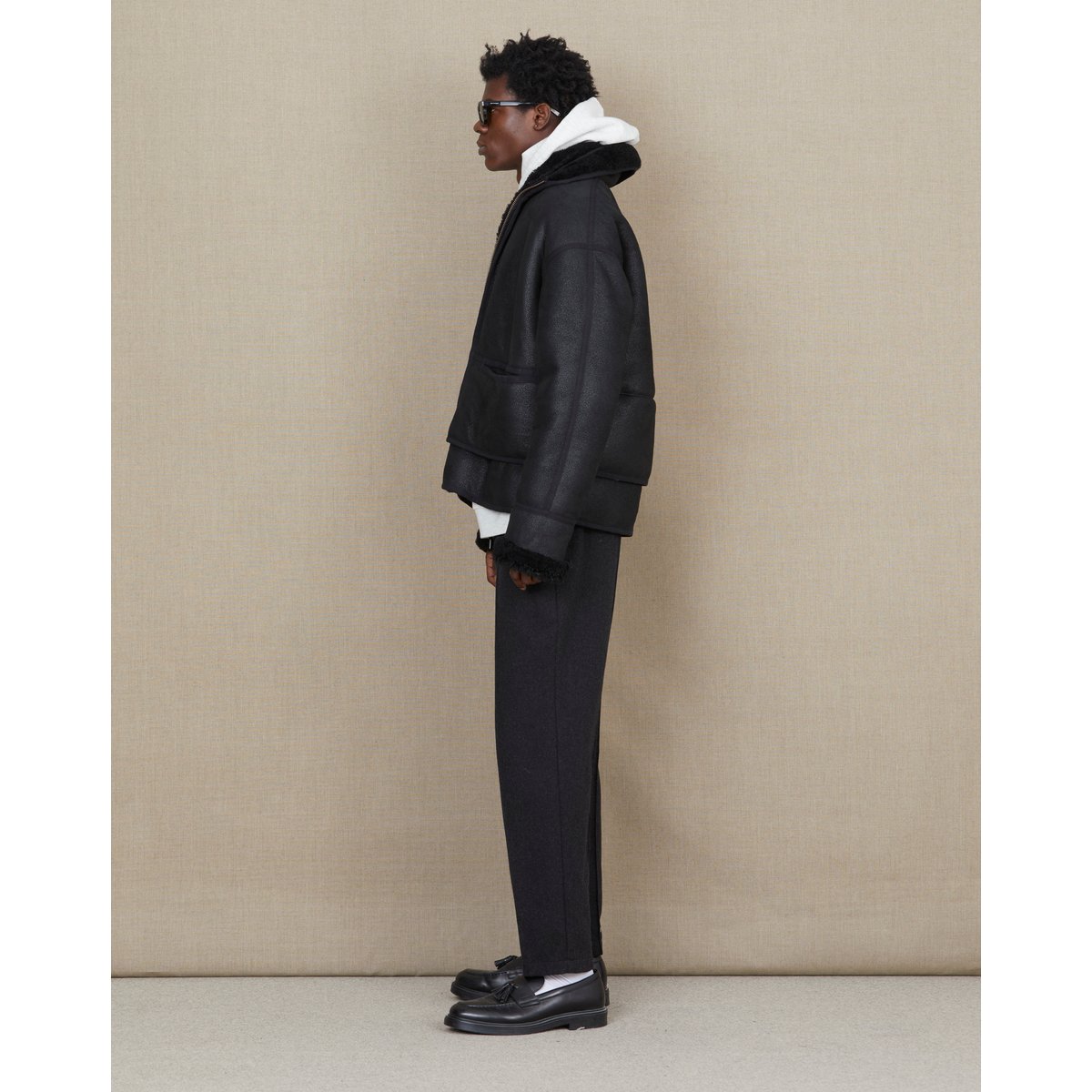 Blouson en cuir COSMO CUIR noir, CHEVIGNON