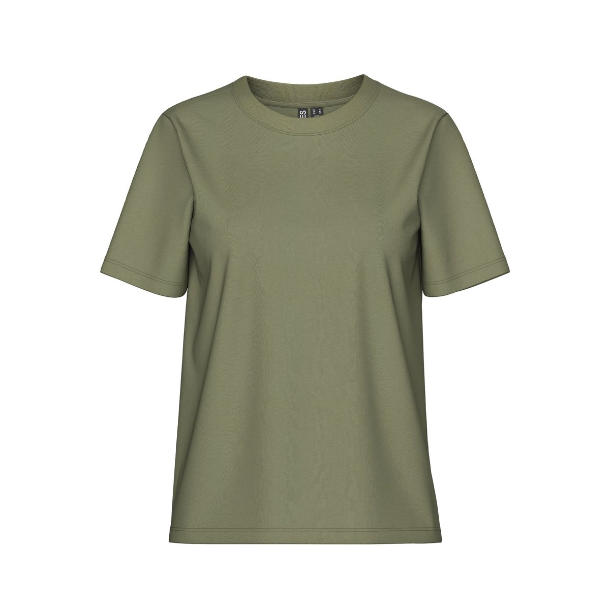 T-Shirt deep lichen green, PIECES