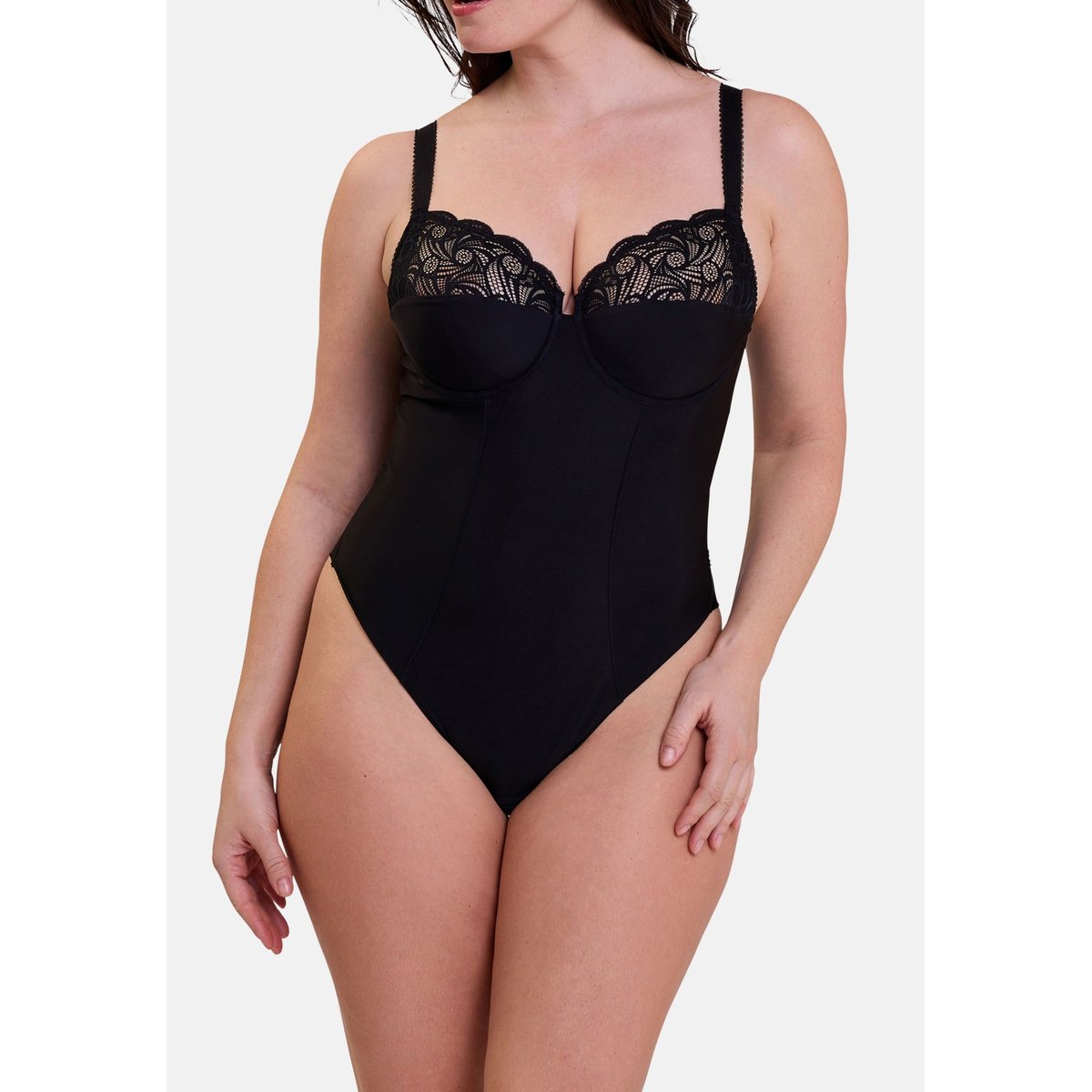 Body ARIANE noir, SANS COMPLEXE