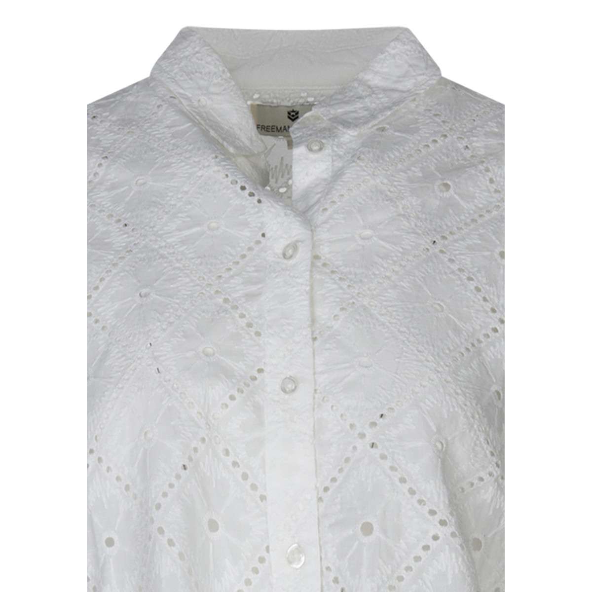 Chemisier coton ample blanc, FREEMAN T. PORTER