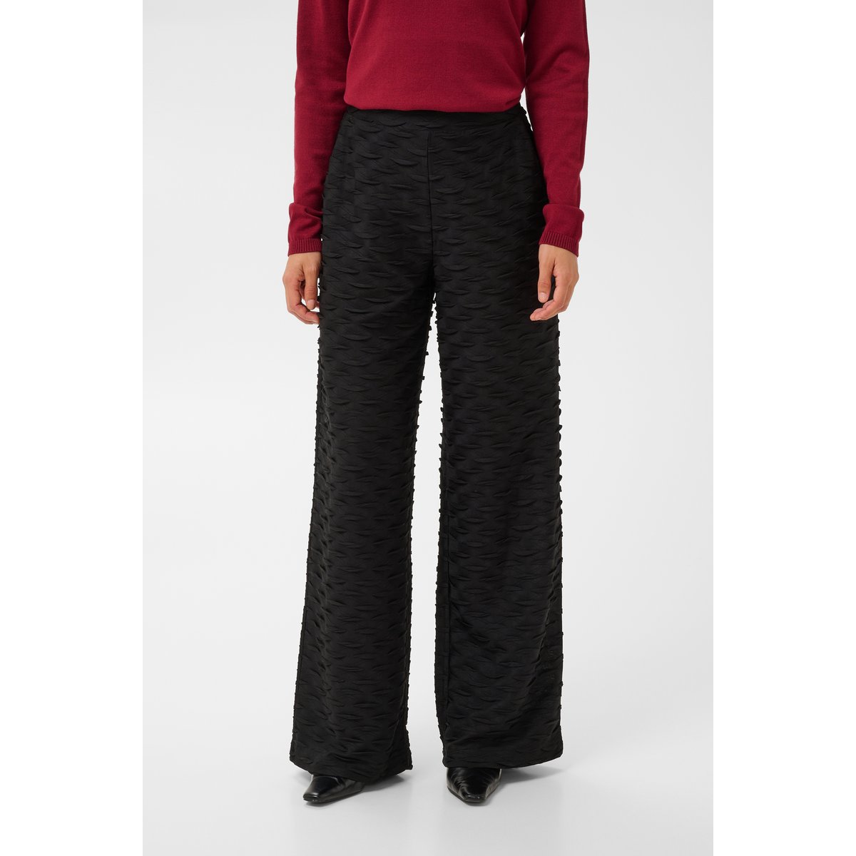 Pantalon décontracté noir black lurex, CULTURE