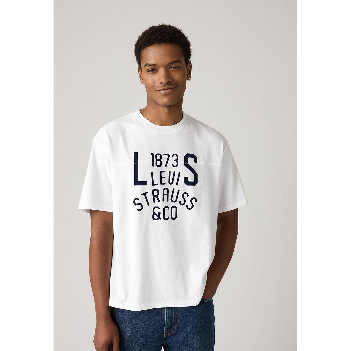 T-shirt manches courtes Lockwood blanc, LEVI'S