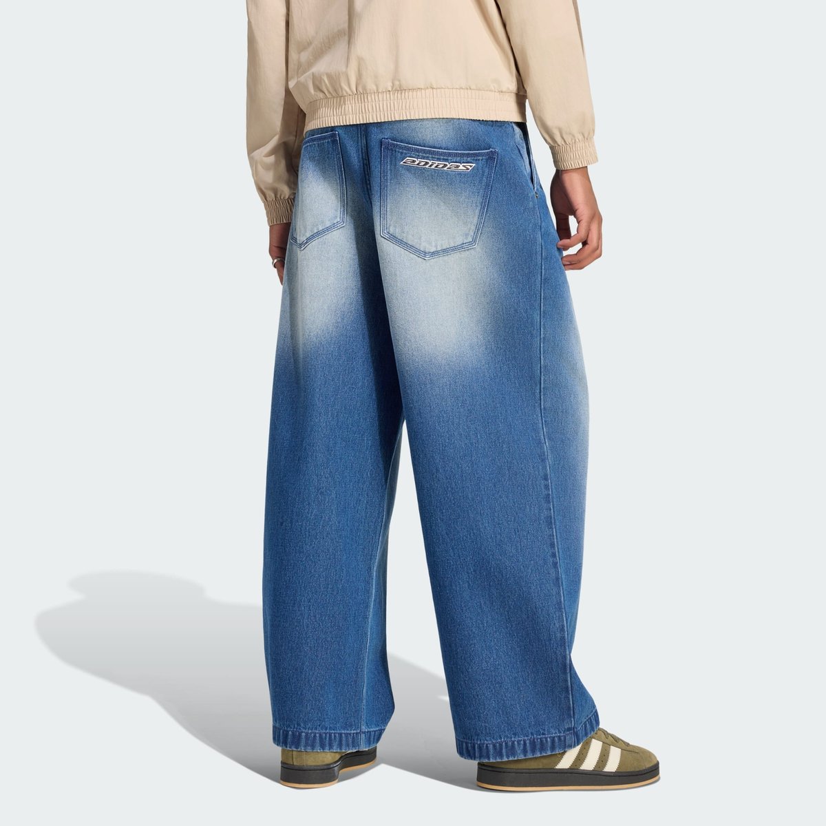 Jean Taille Mi-Haute Wide Leg Jean Taille Mi-Haute Wide Leg denim, adidas Originals