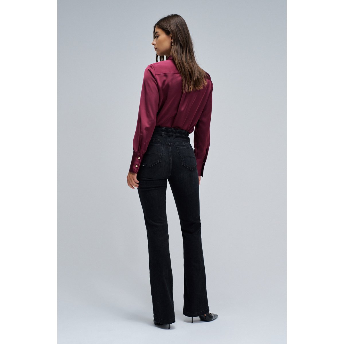 JEAN DESTINY PUSH UP BOOTCUT noir, SALSA JEANS
