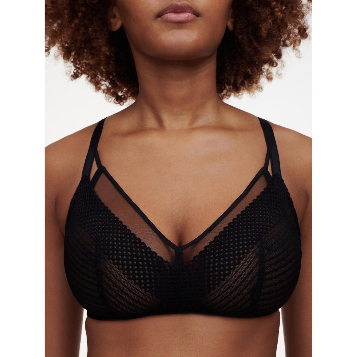 Soutien-gorge sans armature maintien PLAY noir, CHANTELLE PULP