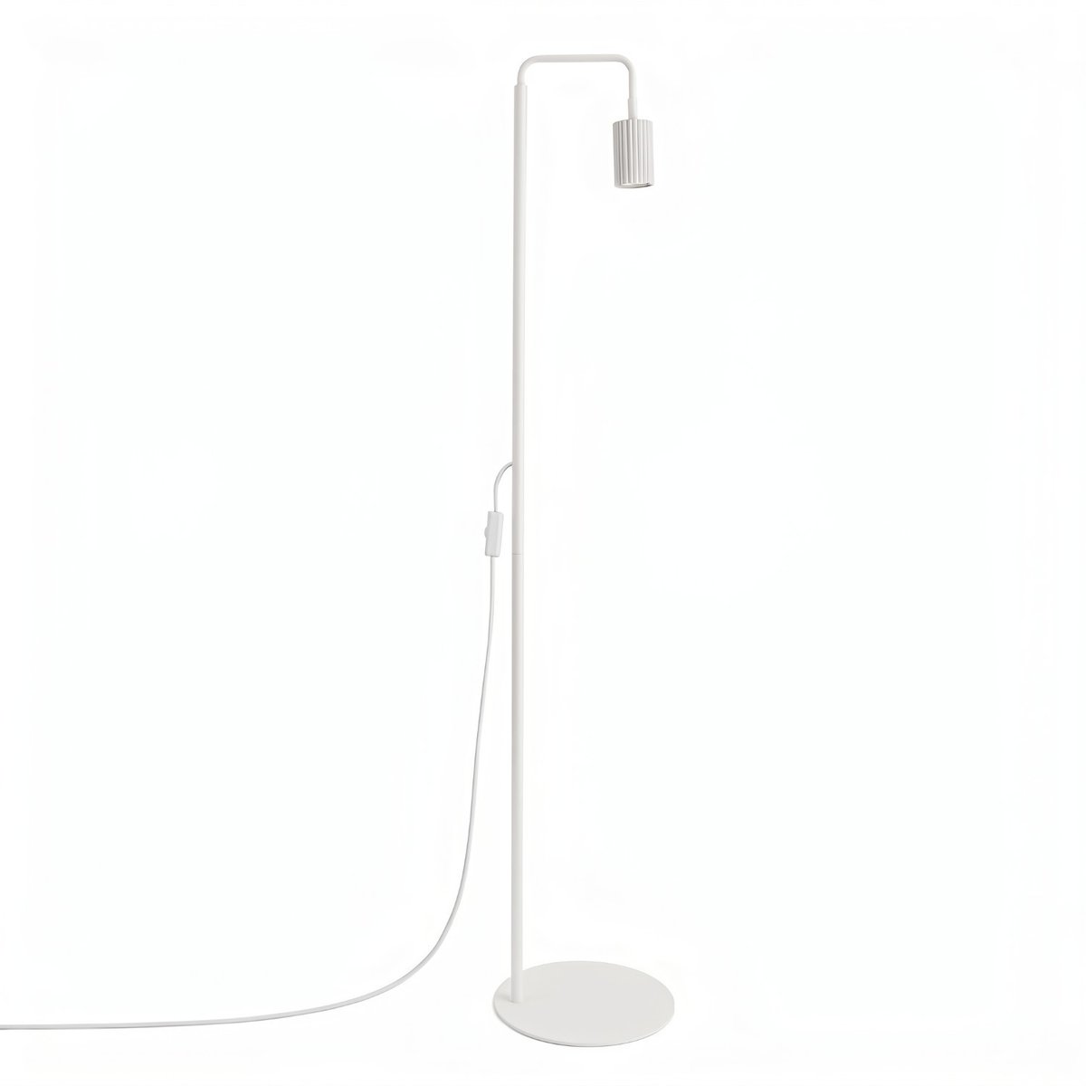 Lampadaire Aluminium Blanc GU10 1 KARBON blanc, EDEN