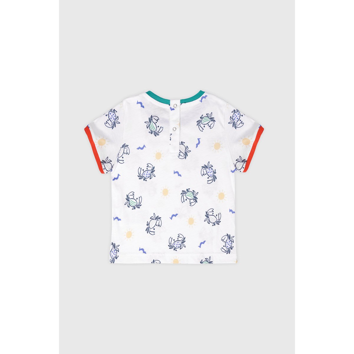 T-shirt en coton BABY imprimé crabes, ARMOR-LUX