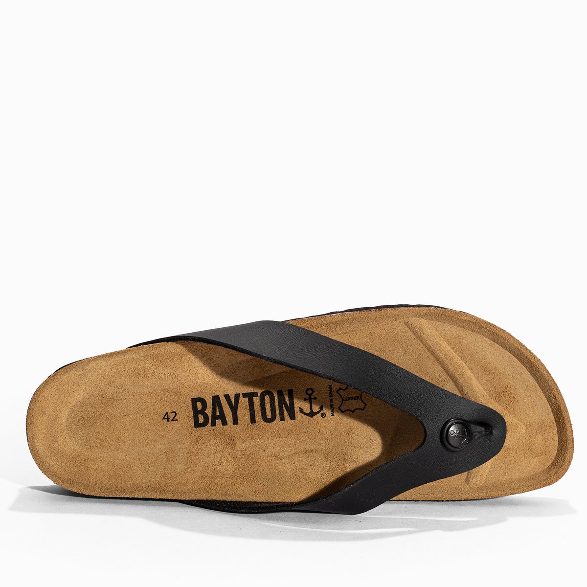 Tongs LUCCA noir, BAYTON