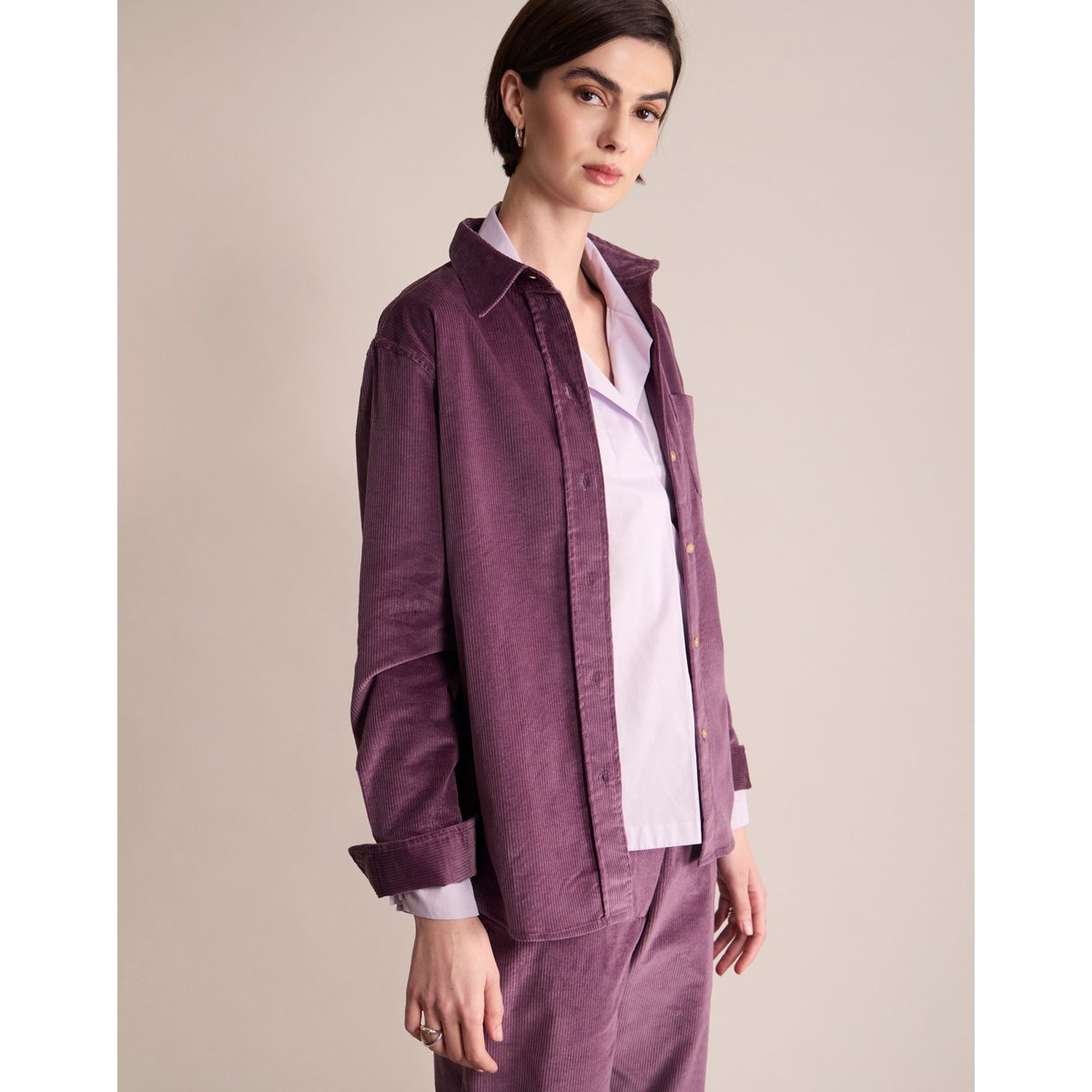 Chemise Maureen violet, INES DE LA FRESSANGE PARIS
