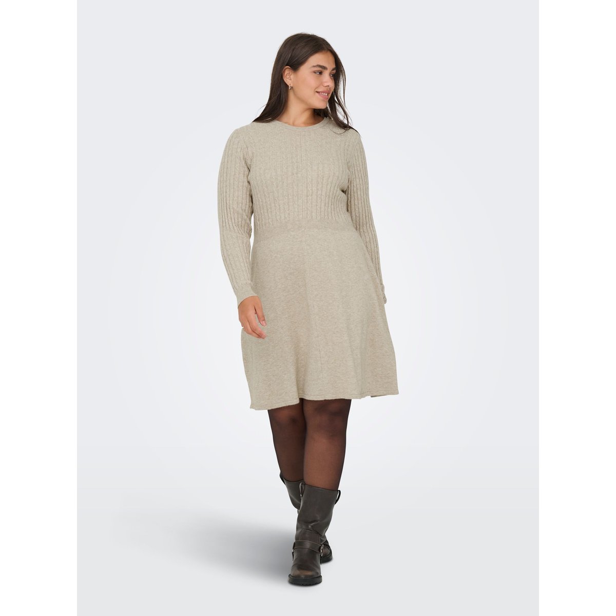 Robe En Maille weathered teak, ONLY CARMAKOMA