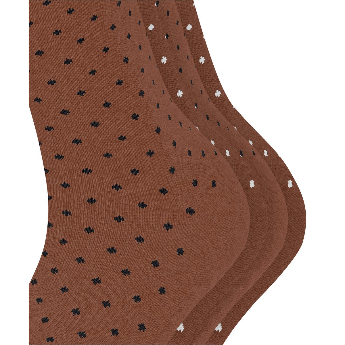Chaussettes Fine Dot 4-Pack Opaque rose, ESPRIT