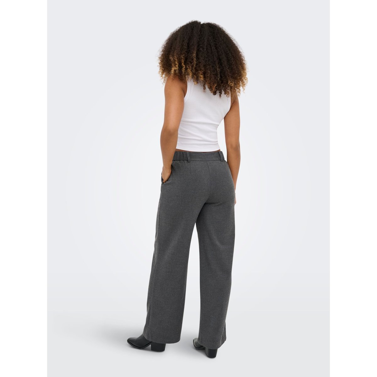 Pantalon medium grey melange, ONLY