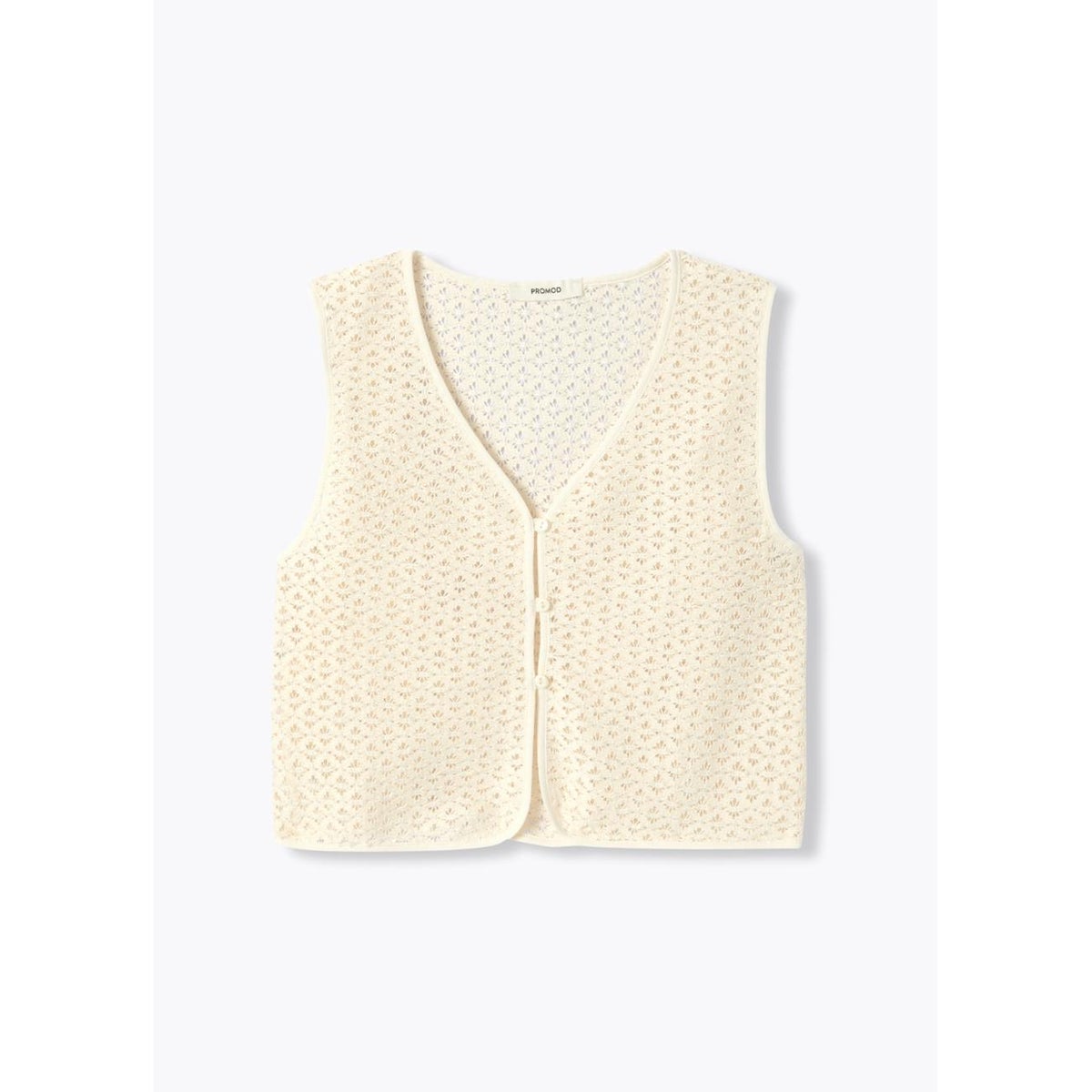 Boléro en crochet ecru, PROMOD