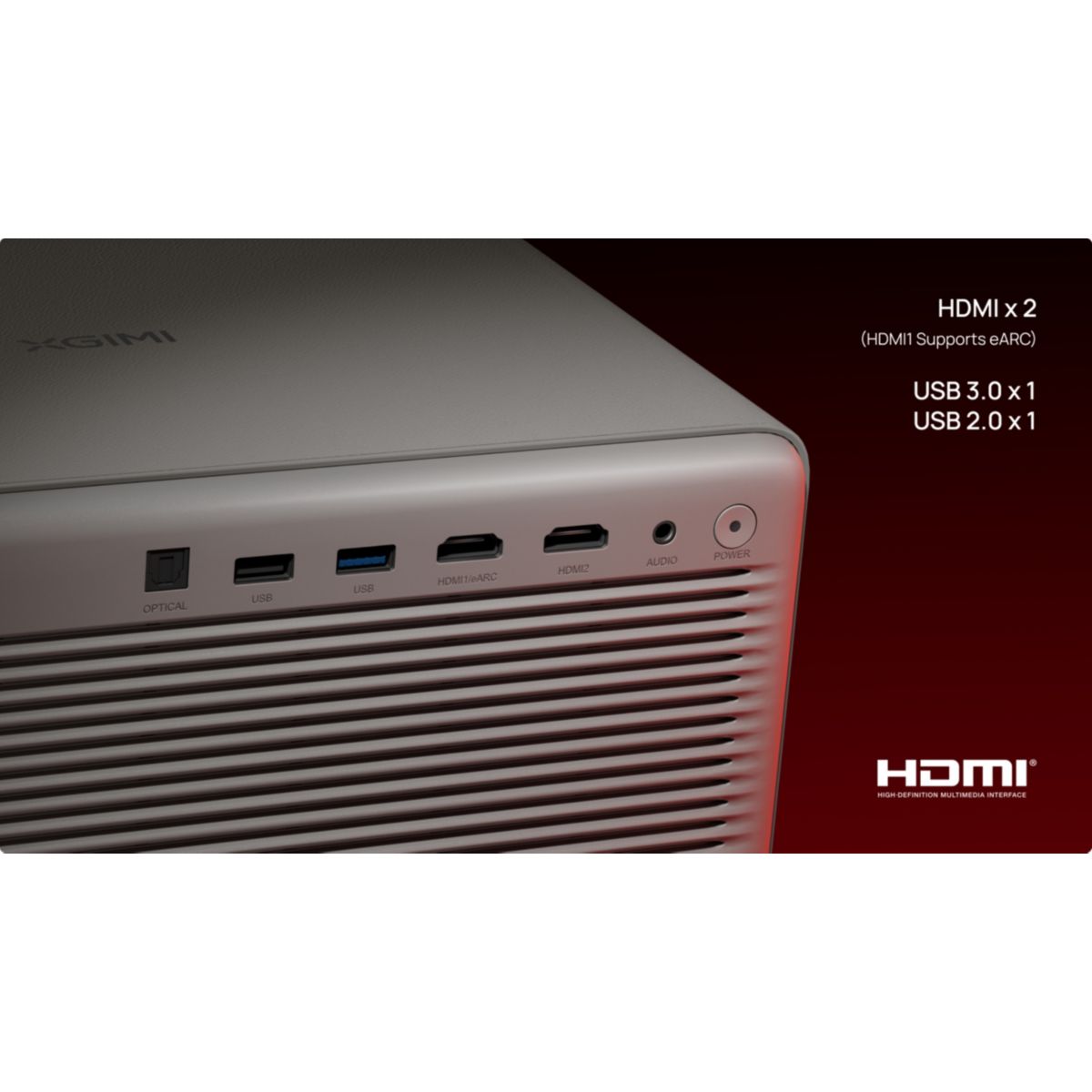 Vidéoprojecteur home cinéma Horizon 20 Pro 4K Ultra HD gris, XGIMI