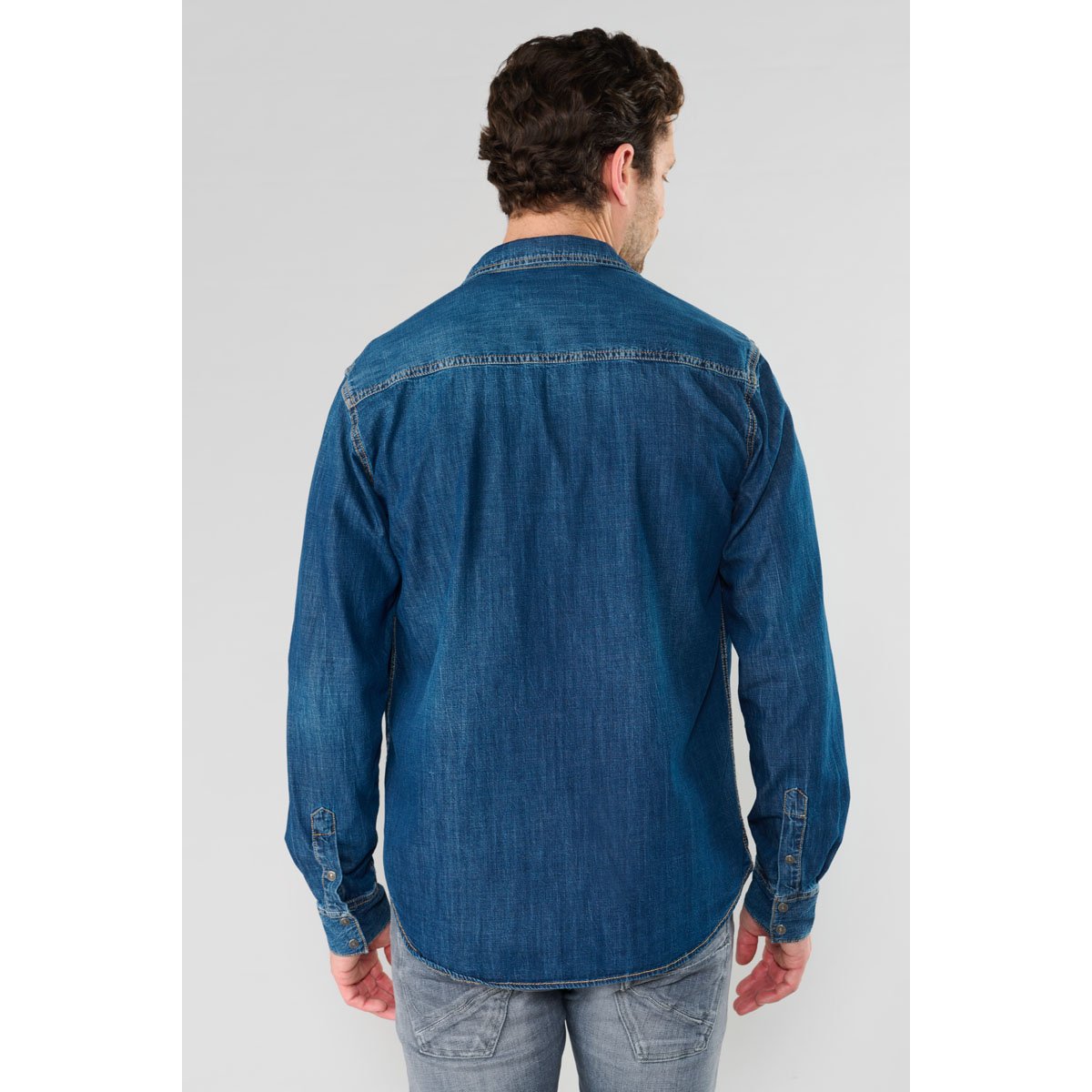 Chemise en jeans JUANITO blue, LE TEMPS DES CERISES