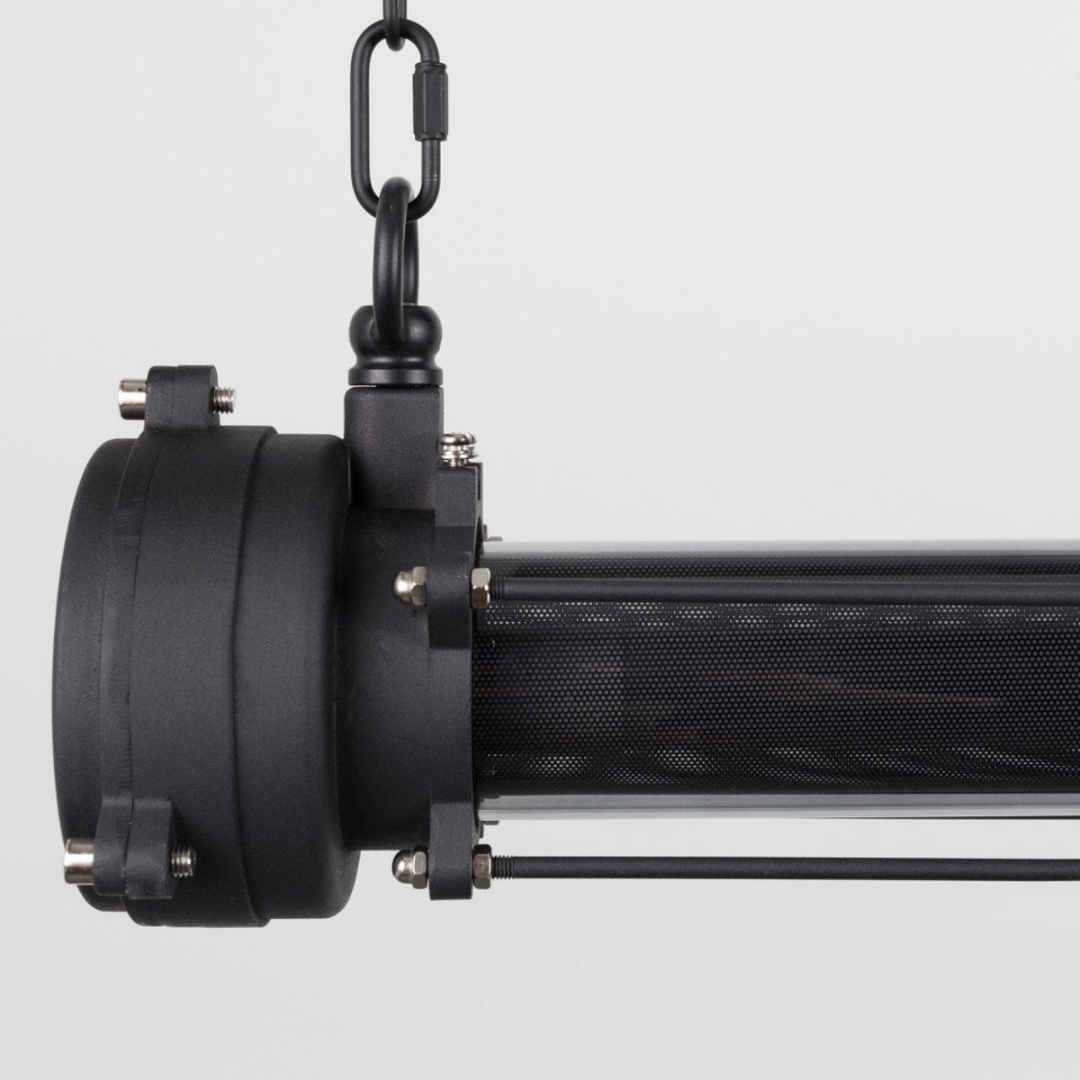 Suspension industrielle métal XL- PRIME noir, ZUIVER