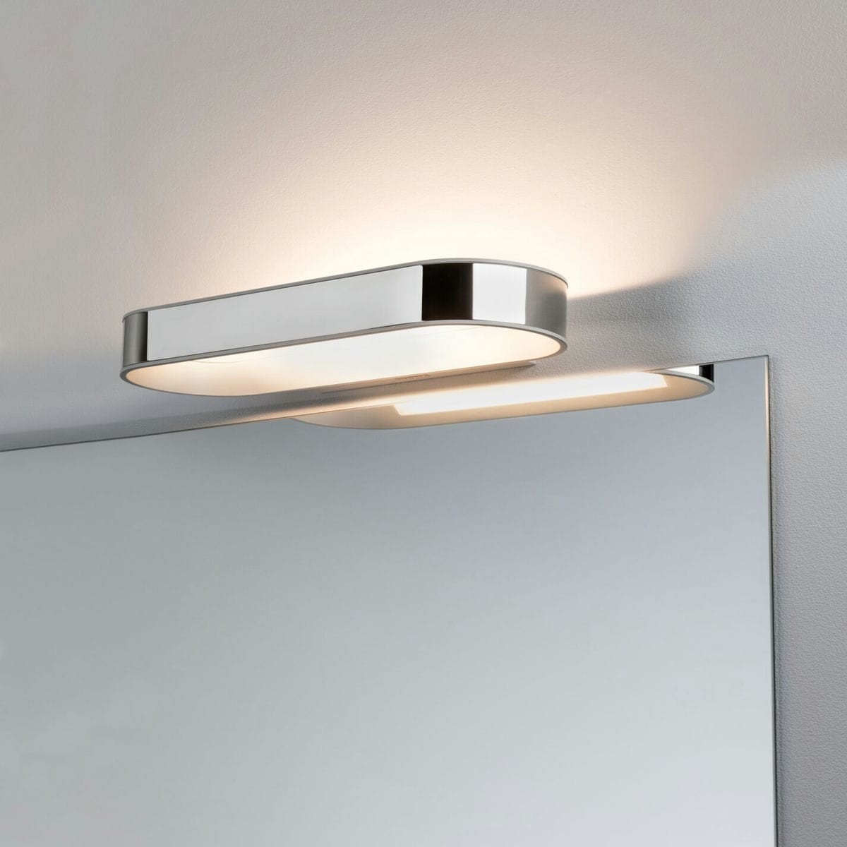 Applique led agena chrome & blanc 20w chromé, PAULMANN
