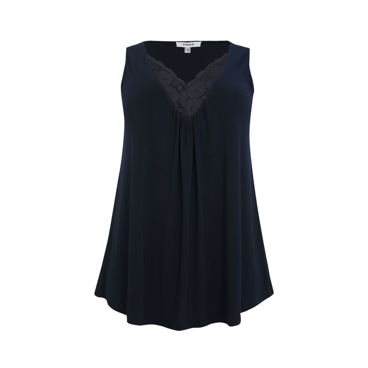 Débardeur en dentelle bleu, YOEK