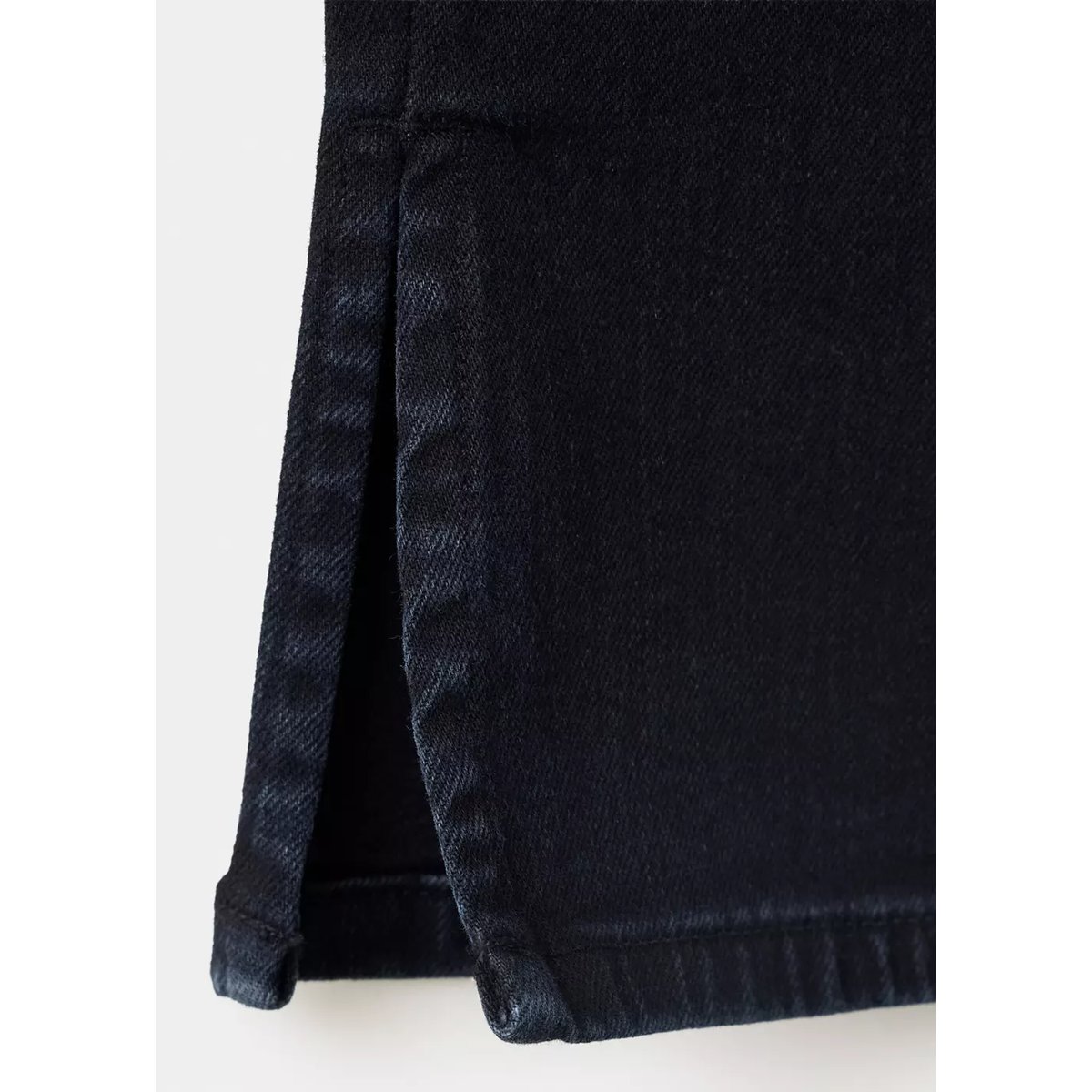 Jean droit avec ouvertures bleu foncé intense, MANGO TEEN
