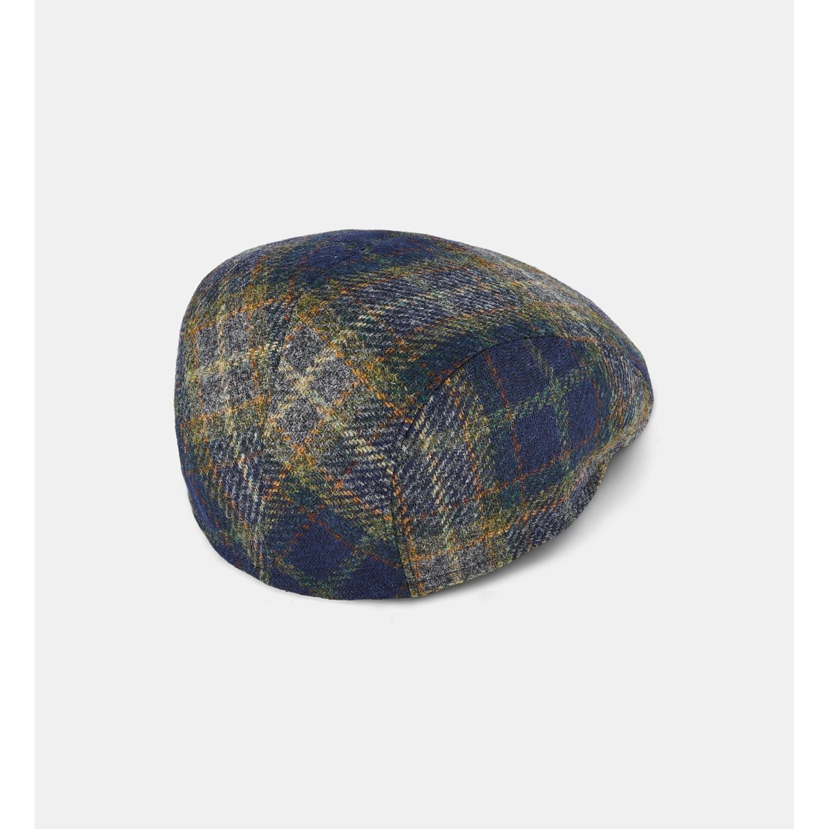 Casquette bolton tartan !aine vierge bleu marine, GALERIES LAFAYETTE